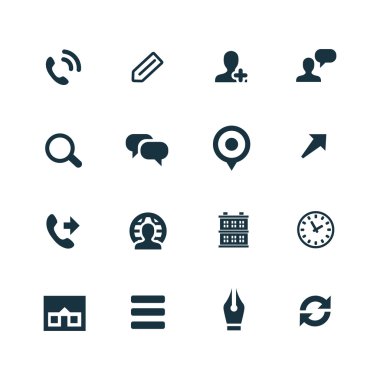 şirket Icons set