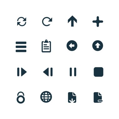 geliştirme, yumuşak Icons set