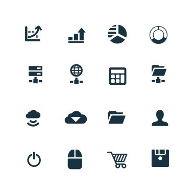 geliştirme, yumuşak Icons set