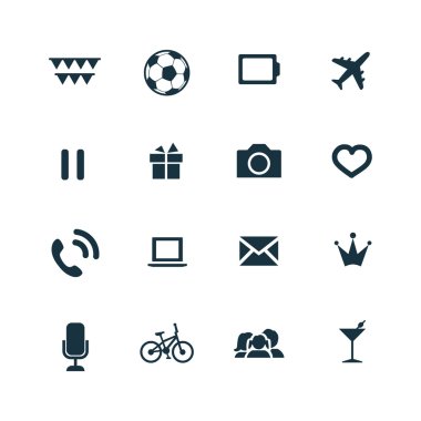Eğlence Icons set