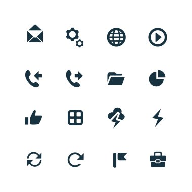 UI anahat için Web ve mobil Icons set