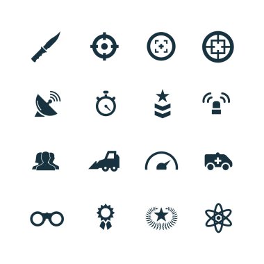 savaş Icons set