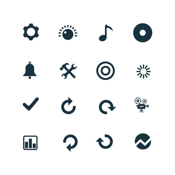 Conjunto de iconos de audio — Vector de stock