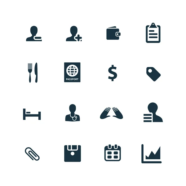 Conjunto de iconos B2B — Vector de stock