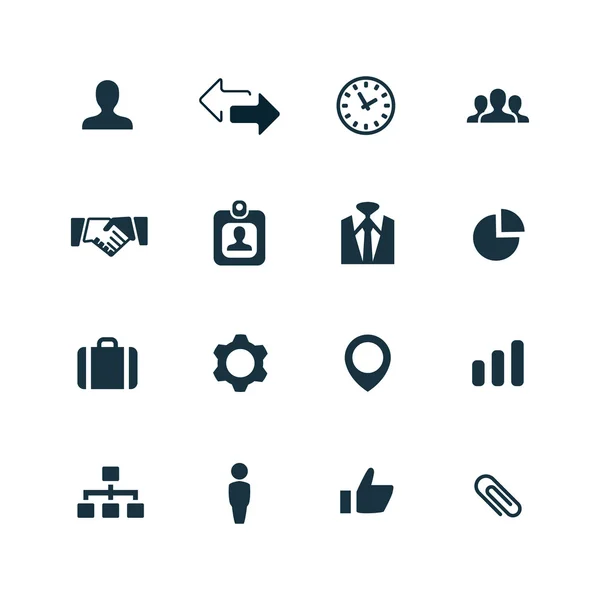 Conjunto de iconos corporativos — Vector de stock