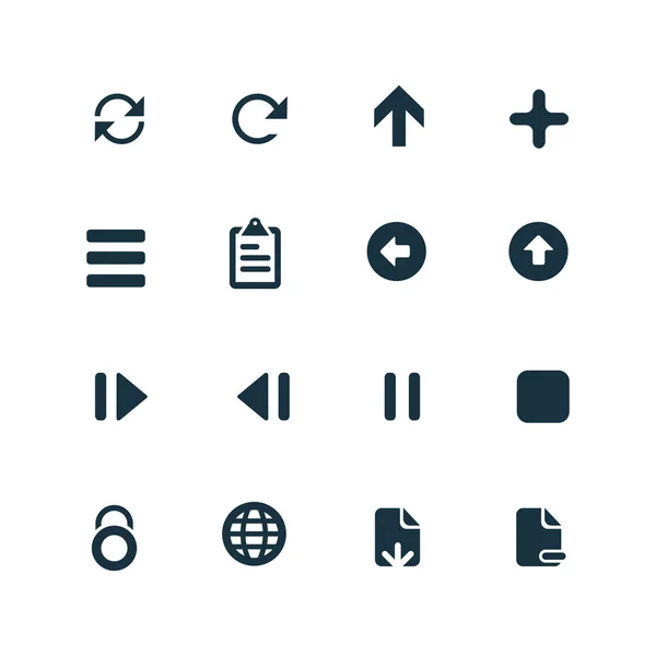 Geliştirme, yumuşak Icons set — Stok Vektör