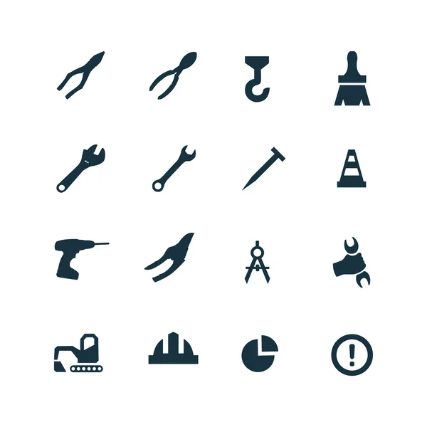 Construction icons set — Stock Vector