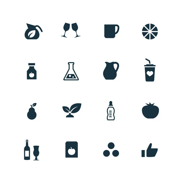 Drinks icons se — Stock Vector