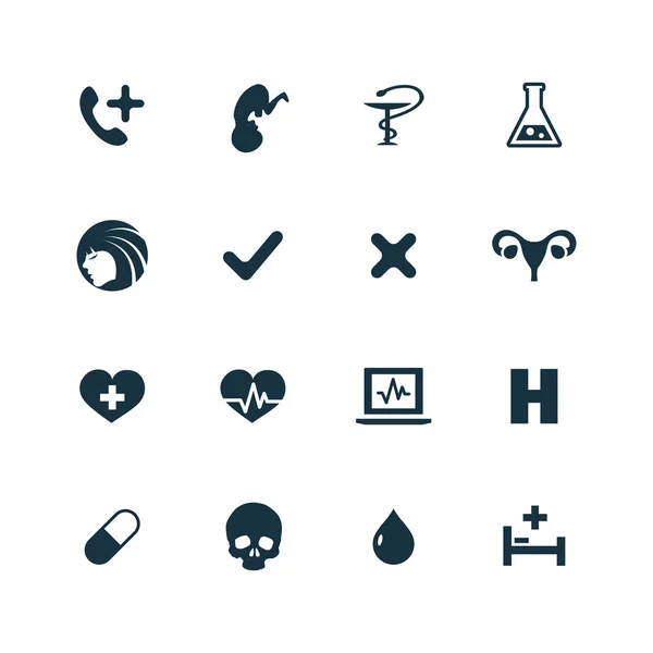 Medical icons set — Stock Vector