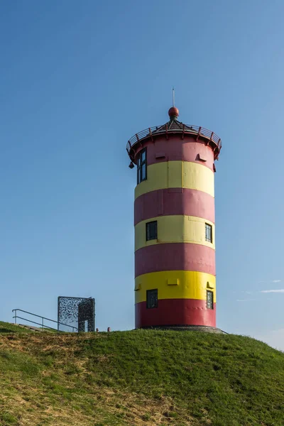 Pilsum Lighthouse Pilsum Krummhoern Frísia Oriental Baixa Saxónia Alemanha — Fotografia de Stock