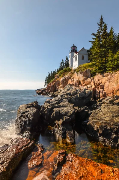 Bass Harbor Lighthouse, Acadia National Park, Maine, New England, United States of America