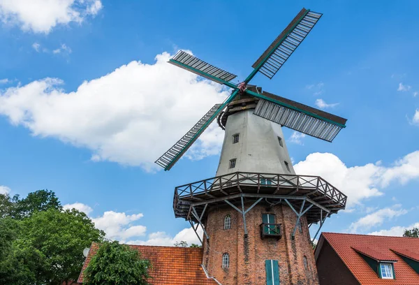 Windmill Querenstede Bad Zwischenahn Ammerland Lower Saxony Germany —  Fotos de Stock