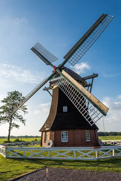 Tjaden Windmill Grossheide East Frisia Germany — Zdjęcie stockowe