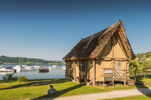 Moradia Pilha Reconstruída Wangen Lago Constance Baden Wuerttemberg Alemanha — Fotografia de Stock