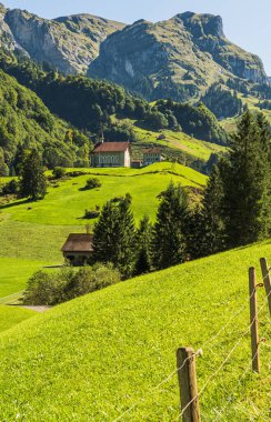 İsviçre 'de küçük bir kilise, Bisisthal, Schwyz Kantonu, İsviçre