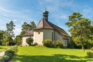 Litzelbergkapelle, Sasbach am Kaiserstuhl yakınlarındaki hac şapeli, Baden-Wuerttemberg, Almanya