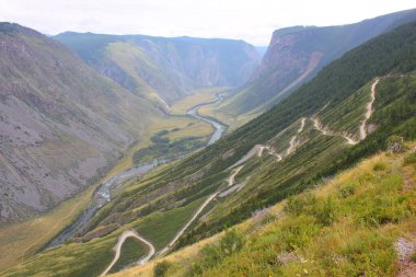 Gorny Altai 'de Katu Saik' i geç.