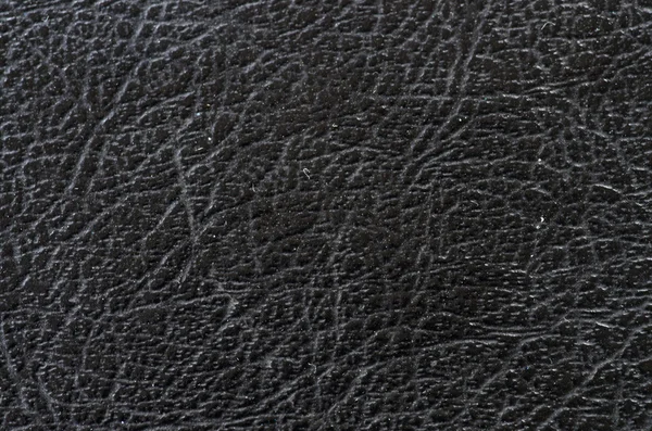 Текстура чорної шкіри для фону — стокове фото