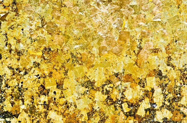 A folha de ouro. Para o fundo e texturas. — Fotografia de Stock