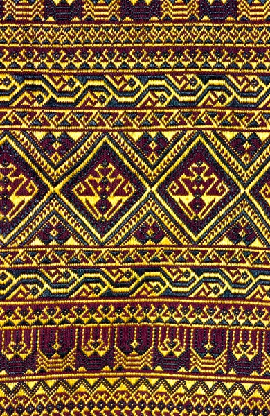 Pattern of thai hand made fabric background — Stock Photo, Image