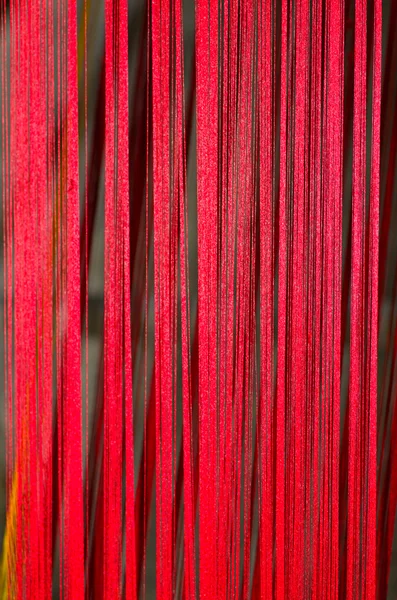 Raw silk thread background — Stock Photo, Image