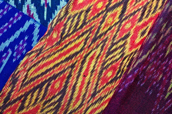 Узор из ткани ручной работы тайцев — стоковое фото