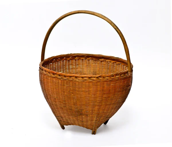 Бамбуковая корзина — стоковое фото