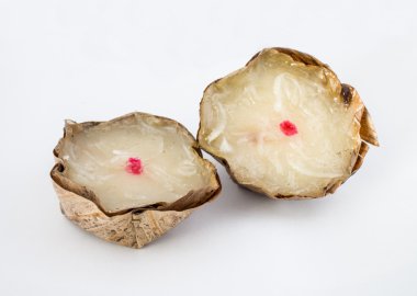 Sepet şeklinde Çin pudingler, kutlamak için geleneksel tatlılar 