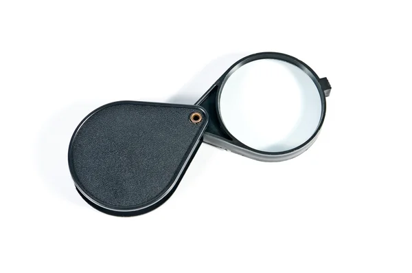 Magnifying glass on white background — Stock Photo, Image