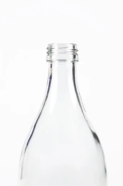 Glass bottle isolated on a white background — Stock Photo, Image