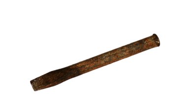 Beyaz bir arka plan üzerinde eski keski