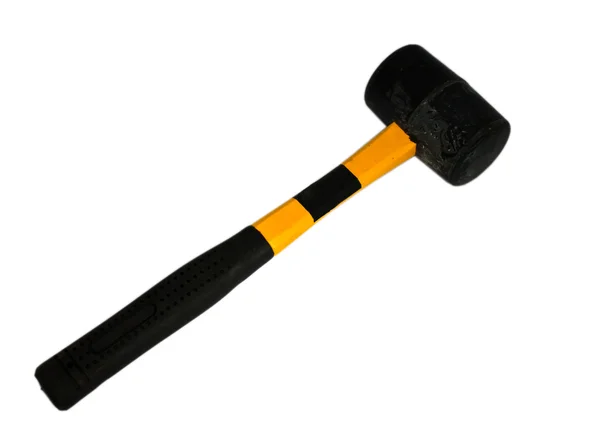 Isolated rubber mallet — Stock Photo, Image