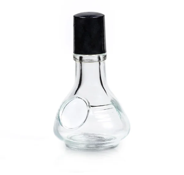 Glass bottle isolated on a white background — Stock Photo, Image