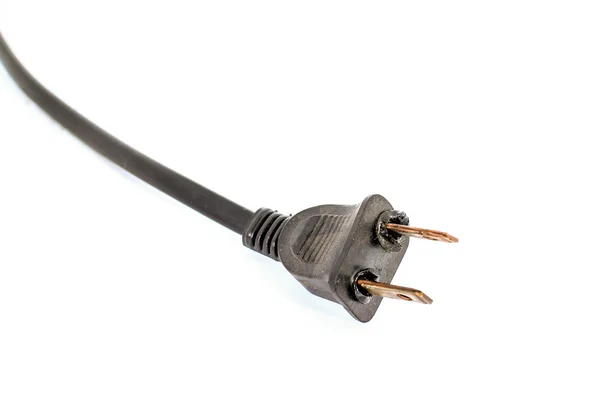 Power cord skador — Stockfoto