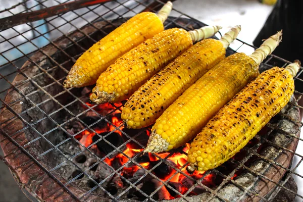 Grillezett kukorica — Stock Fotó