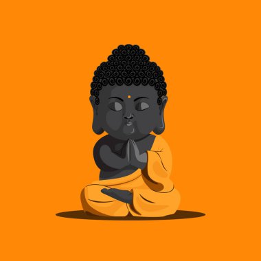 Vesak gününde meditasyon yapan keşiş.