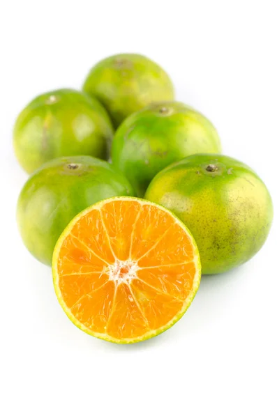 Mandarina naranja, Frutas de mandarina — Foto de Stock