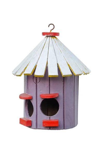 Vecchia casa di uccelli in legno Foto Stock Royalty Free