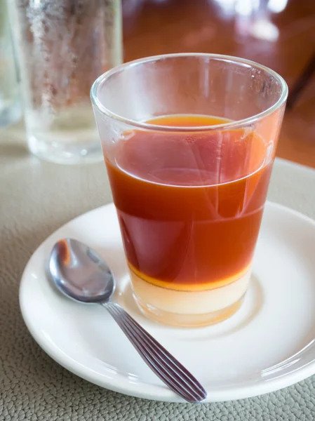 Tè al latte caldo tailandese Immagine Stock