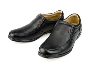 siyah deri ayakkabı