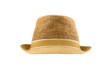 Kahverengi Fedora şapka