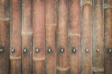 eski Japon bambu çit