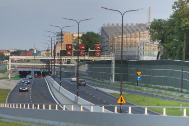 Polonya, Silezya, Gliwice, orta yolu (Drogowa Trasa Srednicowa)