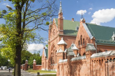 Polonya, Gliwice, terkedilmiş cenaze evinde Yahudi Mezarlığı