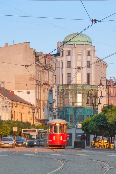 Pland Opper Silezië Zabrze Admiralpalast Gebouw Zonlicht Zomer Zonsondergang — Stockfoto