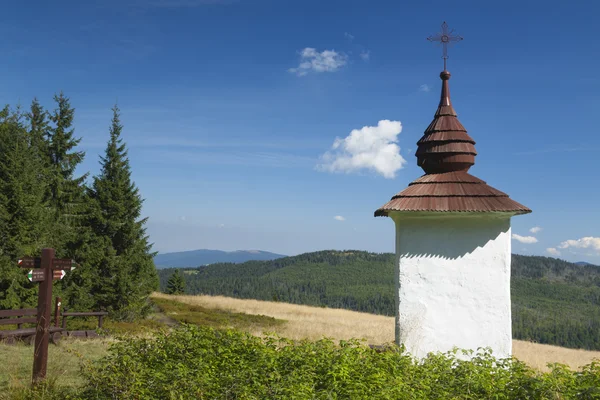 Poland, Gorce Mountains, Wayside Shrine — Stock Photo, Image