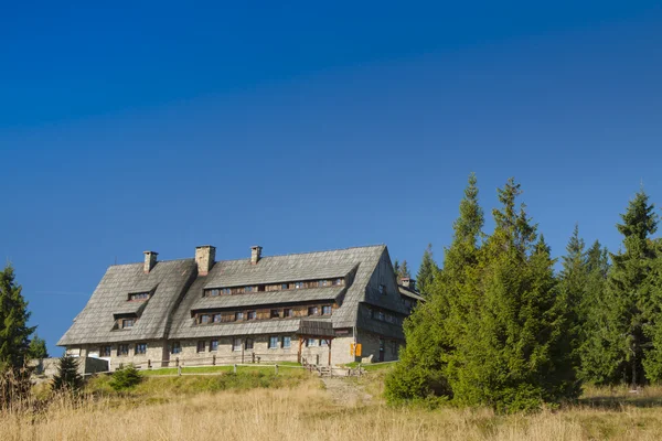 Polonia, Gorce Mountains, Rifugio a Turbacz — Foto Stock