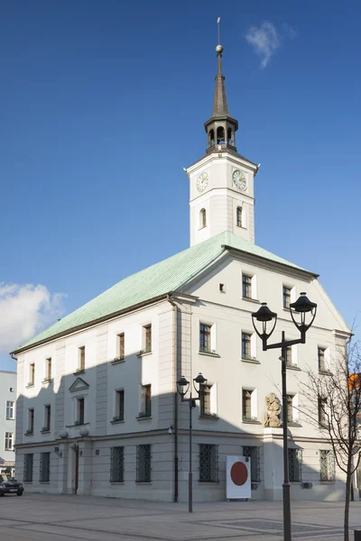 上部の Silesia ポーランド グリヴィツェ、市庁舎 — ストック写真