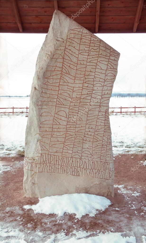 Swedish Rok runestone 