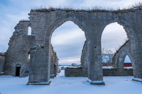 Alvastra Monastery ruins — Stock Photo, Image